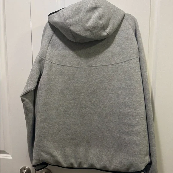 Nike fleece tech jacket Blue Quilted Vest reversible - Picture 3 of 4